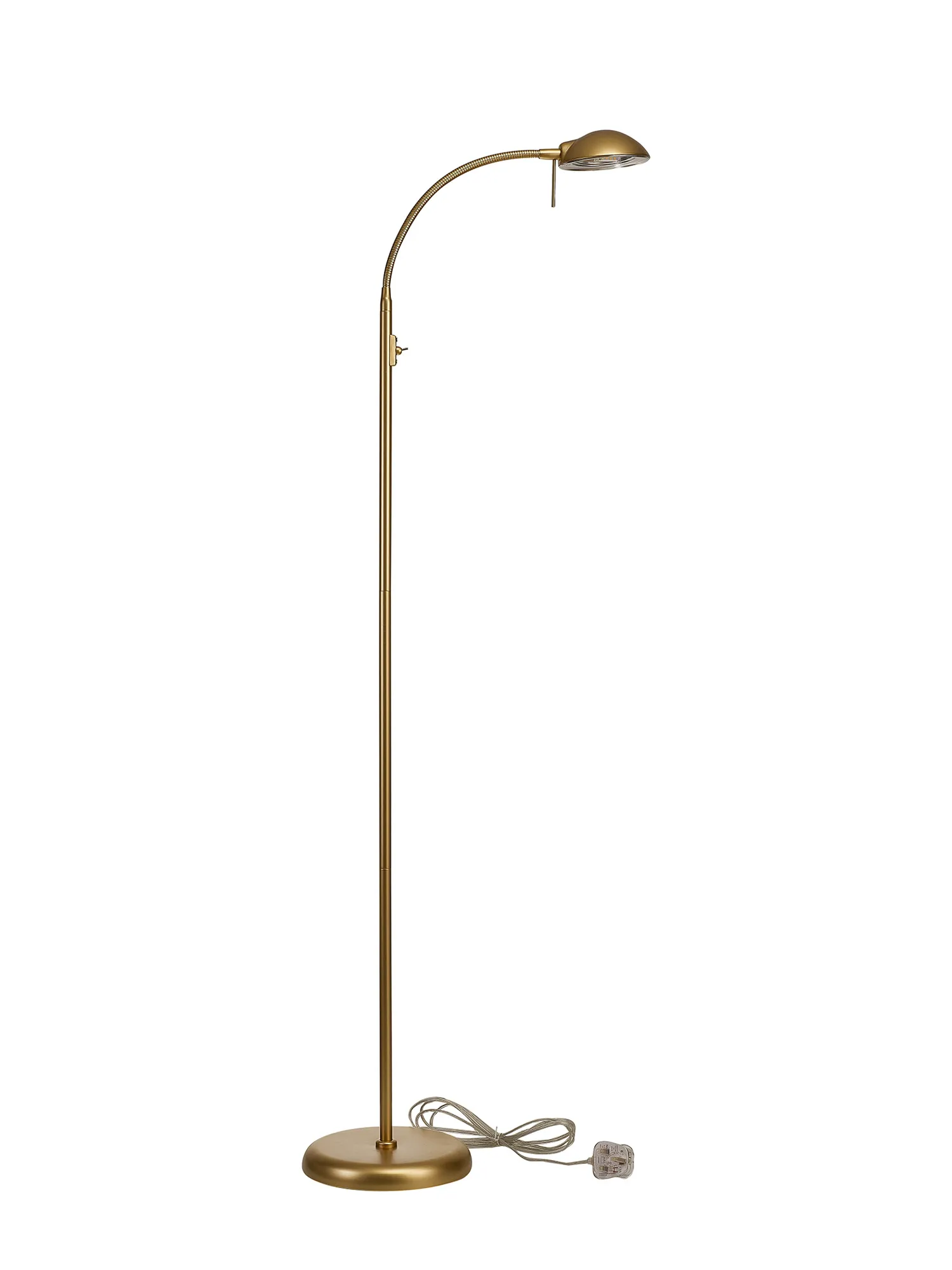 Bamberg 140cm Switched Floor Lamp 1 Light Gold D0796  Deco Bamberg